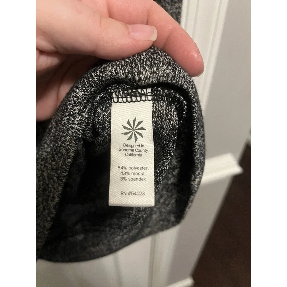 Women's Athleta grey heathered tunic length top size XS